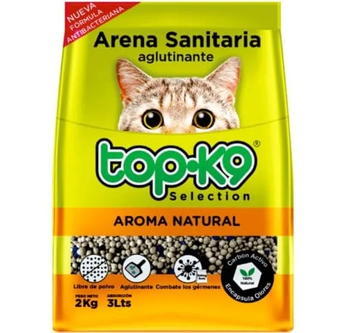 Arena Aglutinante Topk9 Aroma Natural 2Kg