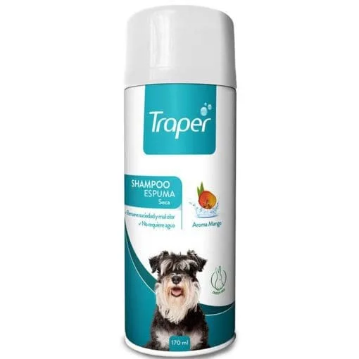 Shampoo Traper Espuma Perros 170Ml