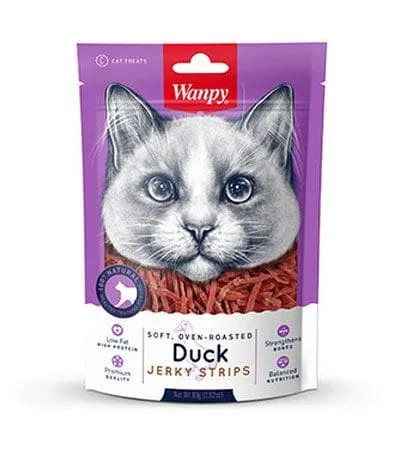 Wanpy Duck Jerky Strips Pato 80G