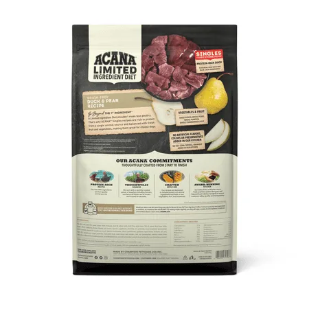 Acana Duck & Pear Recipe (Pato Pera) 11,3Kg - Imagen 2