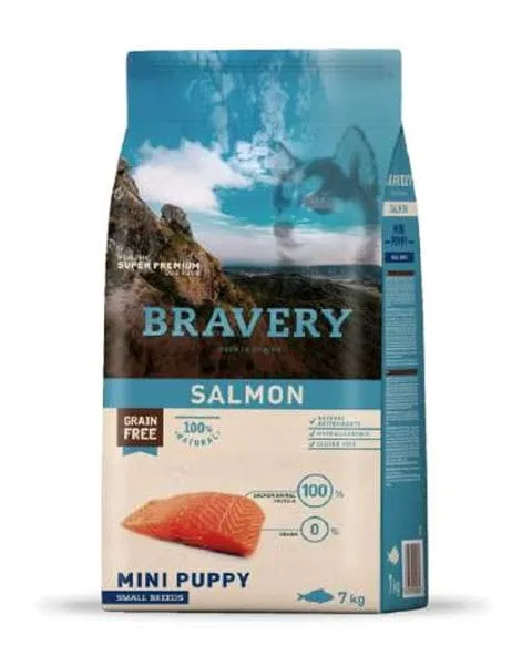 Bravery Salmon Mini Puppy 7Kg