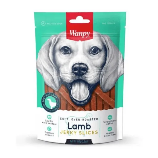 Wanpy Lamb Jerky Slices Cordero 100G