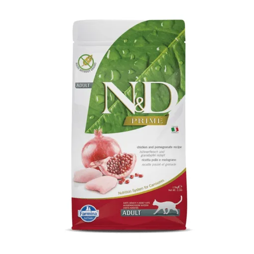 N&D Prime Gato Adulto Pollo Granada 1.5Kg