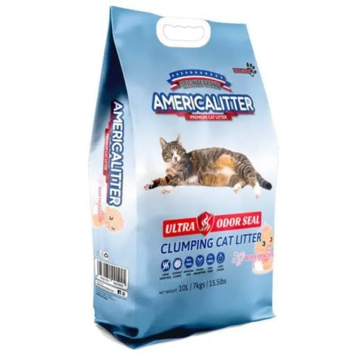 Arena America Litter Talco Bebé 10Lt