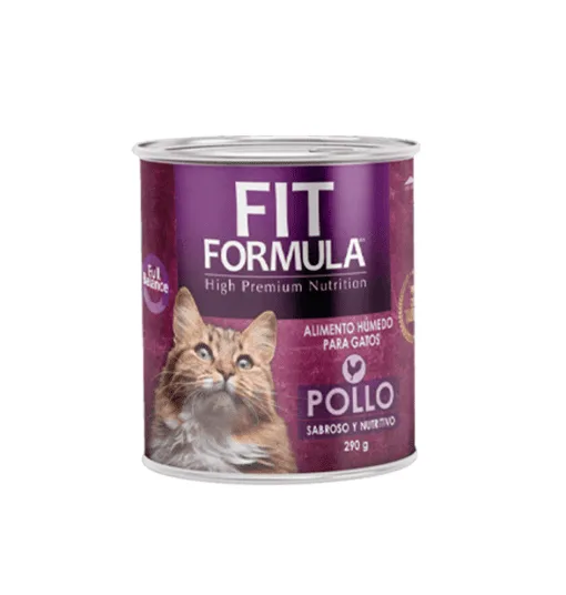 Lata Fit Formula Gato Pollo 290G