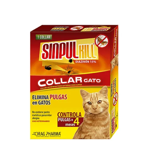 Collar Gato Antipulga Sinpul Kill