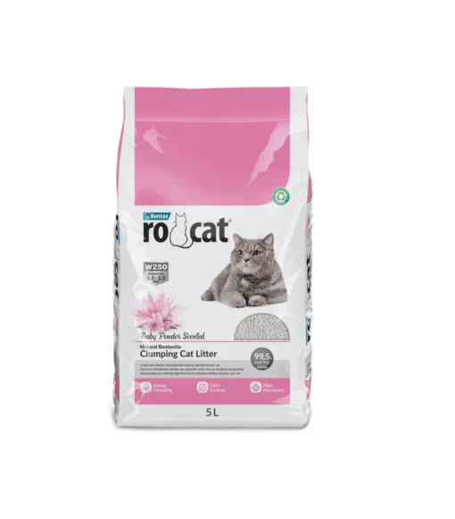 Arena Aglutinante Rocat 4.3Kg 5Lt Talco Bebe