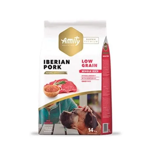 Amity Alimento Perro Todas las edades Low Grain Iberian Pork 14Kg