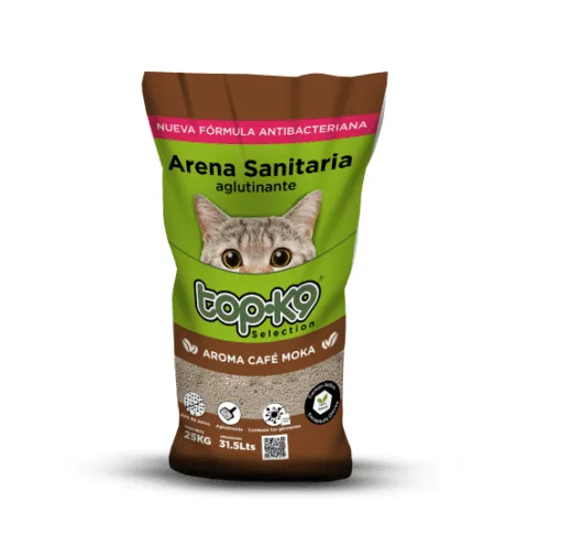 Arena Aglutinante Topk9 Aroma Cafe Moka 25Kg