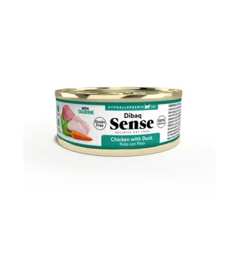 Sense Lata Gato Pollo & Pato 70Gr