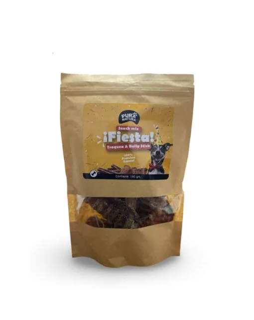 Pura Natura Snack Fiesta Traquea&Bully Stick 140Gr