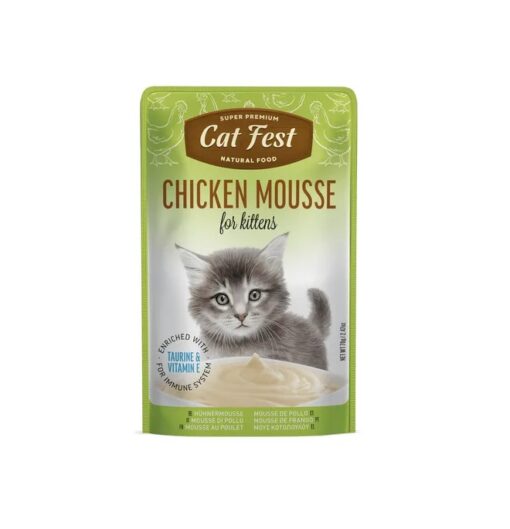 Cat Fest Pouch Kitten Mousse De Pollo 70Gr