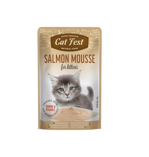 Cat Fest Pouch Kitten Mousse De Salmon 70Gr