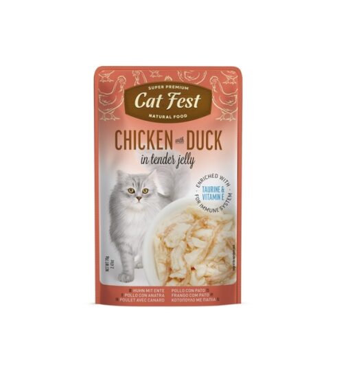 Cat Fest Pouch Pollo Con Pato 70Gr