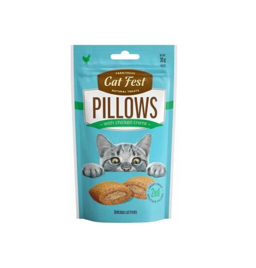 Cat Fest Snack Pillows Con Crema De Pollo 30Gr