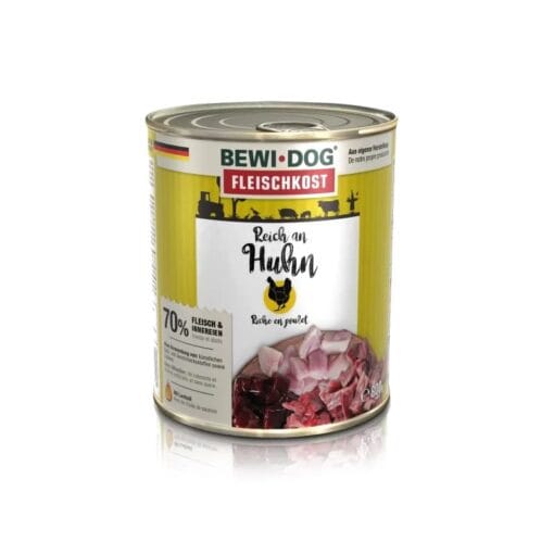 Bewidog Lata Perro Adulto Rico En Pollo 800Gr