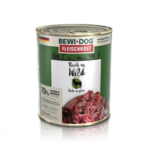 Bewidog Lata Perro Adulto Rico En Venado 800Gr