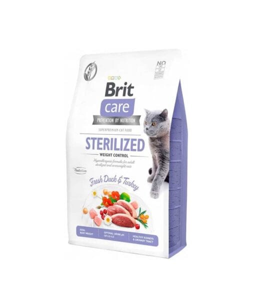 Brit Care Cat Grain-Free Sterilized Weight Control 2Kg