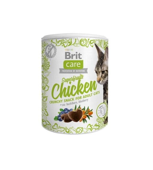 Brit Care Cat Snack Superfruits Chicken 100Gr