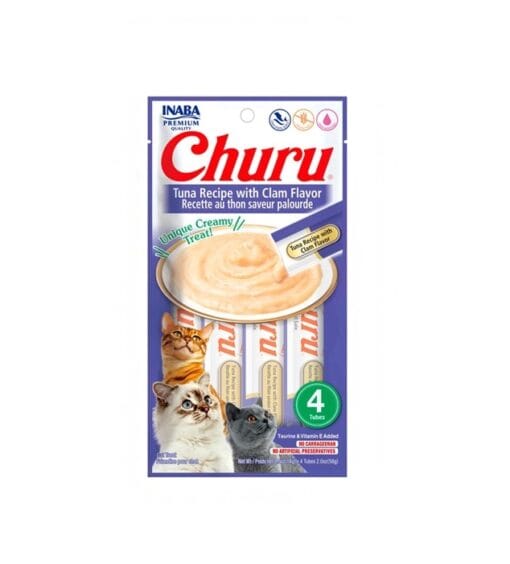 Churu Gato De Atun Con Almeja 4Und