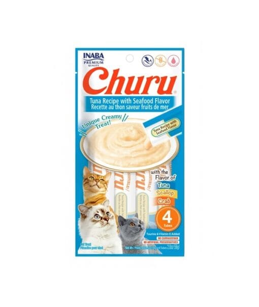 Churu Gato De Atun Con Sabor Marisco 4Und