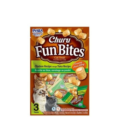 Churu Gato Fun Bites Pollo Con Atun 3 Packs