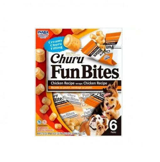 Churu Perro Fun Bites De Pollo 6 Packs