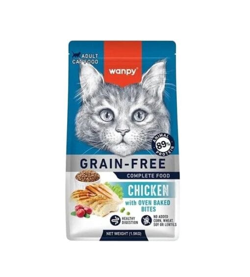 Wanpy Gato Alimento Seco Grain Free Pollo 1.5Kg